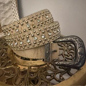 Y2K Guess Studded Diamond Belt